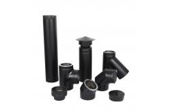 China Prefabricated Imperial Stove Pipe High Bear Temperature High Performance With Bend supplier