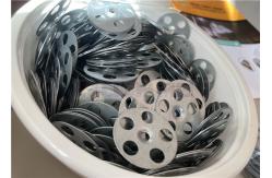 China 36mm Metal Fixing Discs Washer Used To Fasten Tile Backer Boards supplier