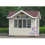 Security Police Prefab Guard House With Enough Inside Space And Complete Equipment for sale