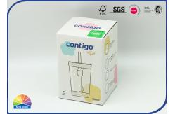China Matte Lamination F Flute Corrugated Packaging Box Wrap Straw Cup supplier