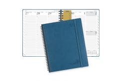 China Softshell Spiral Large Academic Planner Customization Night Blue supplier