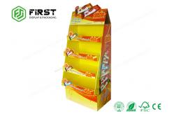 China Custom Printed Light Weight Pos Cardboard Display Stands For Advertising supplier