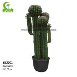 Durable High Simulation 120cm Artificial Cactus Plants In Pots For Indoor for sale