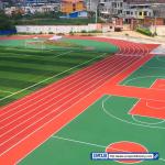 10 Year Jogging Track Material Low Density For Excellent Coverage