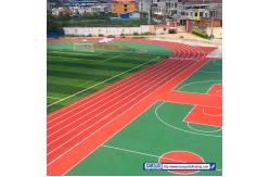 China 10 Year Jogging Track Material Low Density For Excellent Coverage supplier