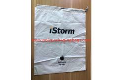 China Simple and elegant white cpe rope bag for general purpose packaging supplier