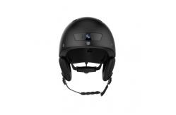 China Mens Black Matte PC EPS Intelligent Bike Helmet With Dash Cam supplier