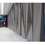 85mm Thickness Sound Proof Folding Partition Walls MDF Finishing Space Saving for sale