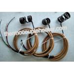 Customized Electric Coil Heaters With Type J Thermocouple Fiberglass Protected Leads for sale