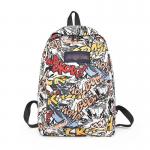 IQC Waterproof High Student Canvas Backpack Custom Logo OEM Fashion For School for sale