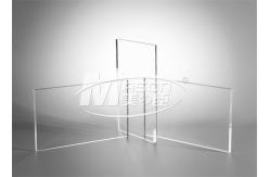 China MMA Large Plexiglass Sheets Custom Cut Transparent Thin  Acrylic Sheet supplier
