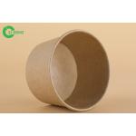 Leak Resistant Single Wall Paper Food Bowls PE Coating 400 ML For Taking Away for sale