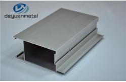 China Standard Silver Anodizing Aluminum Extrusion Profile For Doors 6063/T5 supplier
