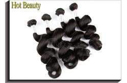 China Loose Wave Virgin Peruvian Hair Extensions Natural Wave 20 Inch Peruvian Human Hair supplier