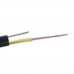 GYXTC8S 12 Cores Figure 8 Fiber Optic Cable with G652D FTTH Drop and Single PE Jacket for sale