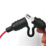 IP67 AGC Waterproof Inline Fuse Holder Black Splash Resistant