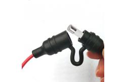 China IP67 AGC Waterproof Inline Fuse Holder Black Splash Resistant supplier