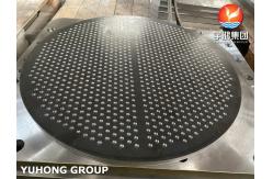 China Stainless Steel Heat Exchanger Parts A182 F304 F316L Tubesheet Baffle Plate supplier