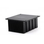 Alodine Anodized Aluminum Heatsink Extrusion Profiles 6061 Alloy T5 Temper