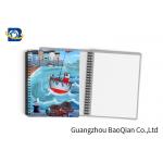 Durable Custom Printed Notebooks , A4/A5/A6 3D Lenticular Cover CMYK Offset Printing