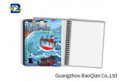 China Durable Custom Printed Notebooks , A4/A5/A6 3D Lenticular Cover CMYK Offset Printing supplier