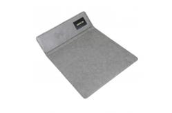 China Customised Logo Wireless Charging Leather Mouse Pad Smart Multifunction supplier