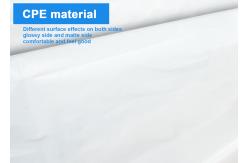 China Anti-Bacterial Disposable CPE Protective Gown with Long Sleeves supplier