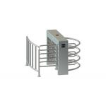 Security 304 Stainless Steel Turnstiles 90 Degree Rotor Half Height Turnstile for sale