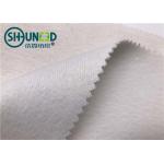 100% Polyester Plain Weave Woven Tie Interlining Fabric Single Side Brushed