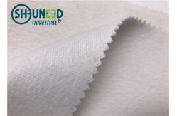 China 100% Polyester Plain Weave Woven Tie Interlining Fabric Single Side Brushed supplier
