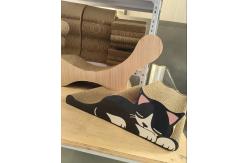 China Custom Corrugated Cat Scratcher Sustainable Cat Scratching Posts And Boards supplier