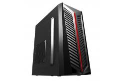 China Micro MATX ARGB Computer Cabinet RGB LED PC Case 4 Full Slots supplier
