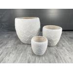 Customized Fiber Clay Planter 55Pound/Set With Texture Surface