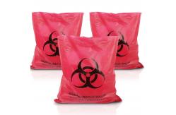 China Large Plastic Autoclave Biohazard Garbage Bag Gravure Printing supplier