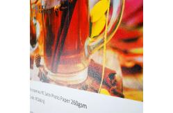 China Large Format Satin Microporous Resin Coated Inkjet Photo Paper Roll 260g supplier