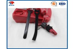 China 12.5MM Width 150MM Length Reusable Hook Loop Cable Ties In T Shape supplier