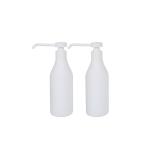 China 400ml Customized Color And Logo HDPE Shampoo / Lotion Pump Bottle Skin Care Packaging UKH13 for sale