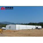 Weather Resistant Prefab Farm Buildings Rectangular Steel Structure Greenhouse for sale