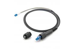China ZET Duplex LC UPC PDLC Fiber Optic Waterproof Reinforced Connector supplier