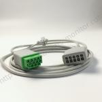 GE Healthcare ECG Trunk Cable 2017003-001 3/5 Lead Standard AHA 3.6M 12ft for Medical Device for sale