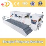 Automatic Flat Bed Die Cutting Machine For Cardboard Boxes White Board for sale