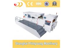 China Automatic Flat Bed Die Cutting Machine For Cardboard Boxes White Board supplier