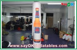 China Green / Yellow Inflatable Lighting Decoration With Logo Printing supplier