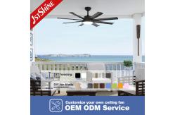 China 15cm 8 Matal Blade Ceiling Fan For Swimming Pool Yoga Studio supplier