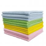 Custom Logo Microfiber Cleaning Cloths 400gsm Lint-Free Reusable for sale