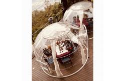 China ROSH See Through 10x10 Bubble Tent Aluminium Frame PC Transparent Camping Tent supplier