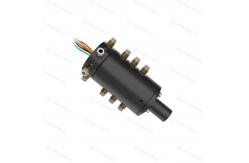 China 6 Passages Pneumatic Rotary Unions 6 Circuits 2A Electric Rotary Joint supplier