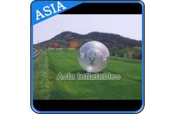 China Custom Made One Entrance Water Zorb Ball , Inflatable Zorbing Balls supplier