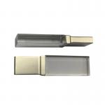 MINI UDP Flash USB Stick 2.0 Transparent Acrylic with Engraved Logo on Big Crystal Part for sale