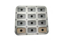 China Custom Radium Carved Transparent Silicone Rubber Pos Machine Keys supplier